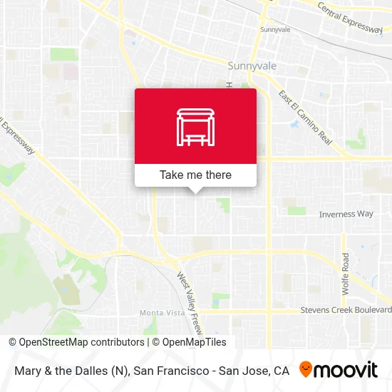 Mary & the Dalles (N) map