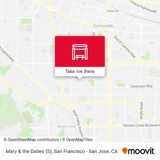 Mary & the Dalles (S) map