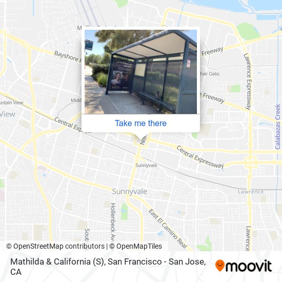 Mathilda & California (S) map