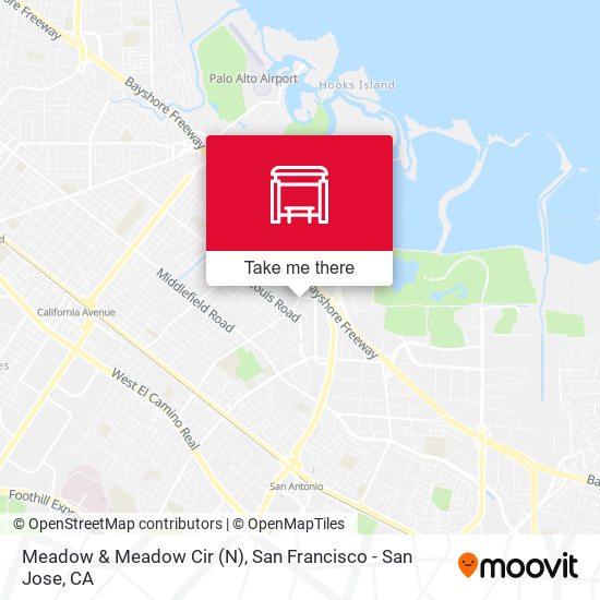 Meadow & Meadow Cir (N) map