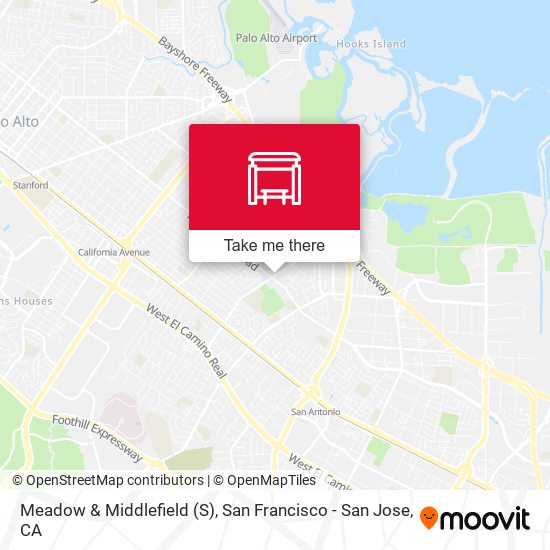 Meadow & Middlefield (S) map