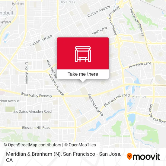 Meridian & Branham (N) map