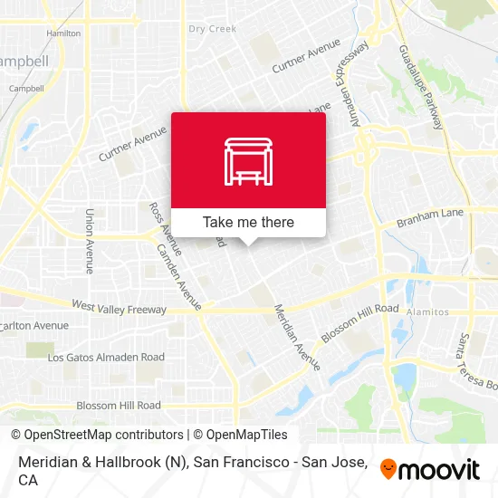 Meridian & Hallbrook (N) map