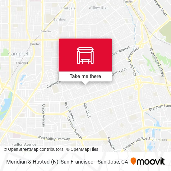 Mapa de Meridian & Husted (N)