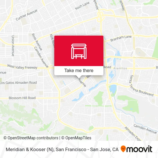 Meridian & Kooser (N) map