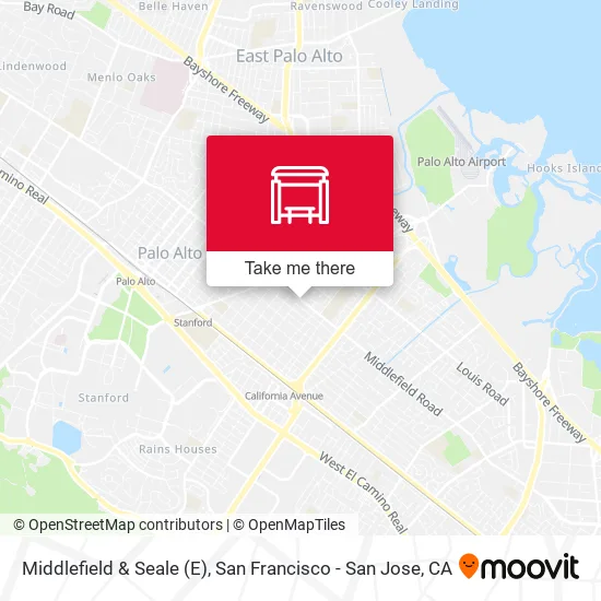 Middlefield & Seale (E) map