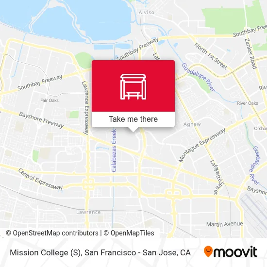 Mission College (S) map