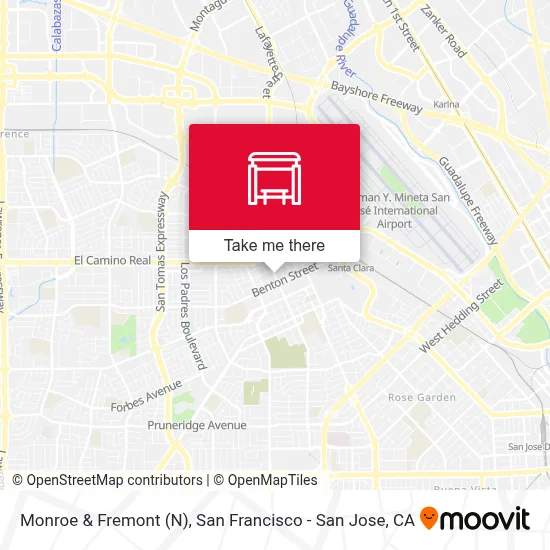 Monroe & Fremont (N) map