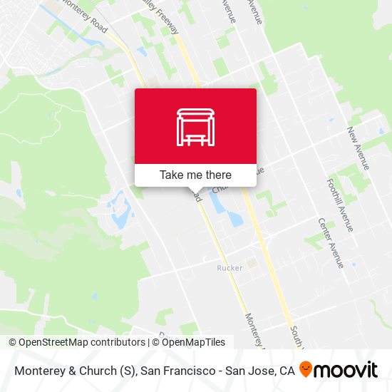 Monterey & Church (S) map