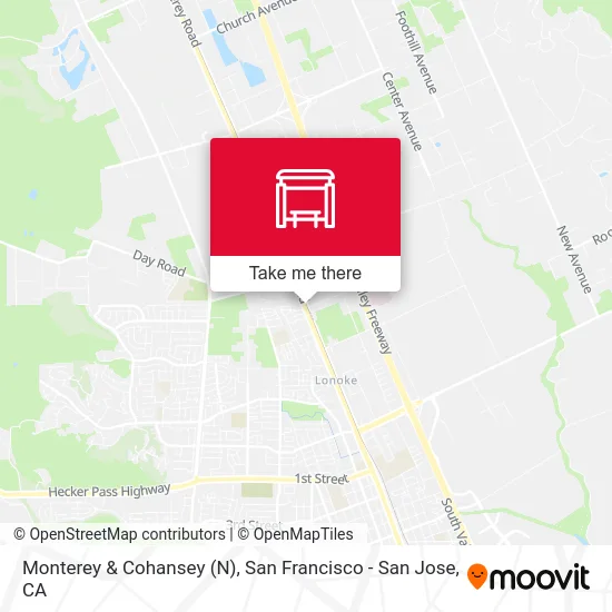 Monterey & Cohansey (N) map