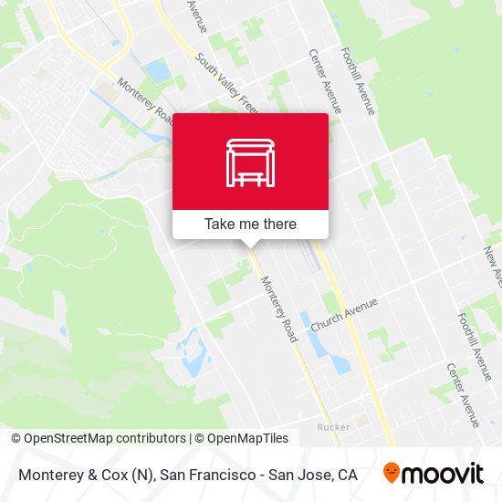 Monterey & Cox (N) map