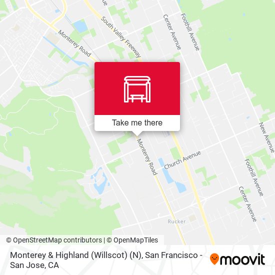 Monterey & Highland (Willscot) (N) map