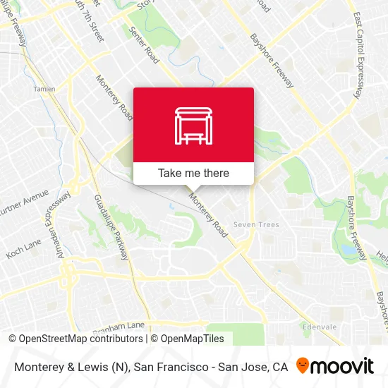 Monterey & Lewis (N) map