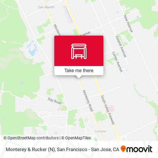 Monterey & Rucker (N) map