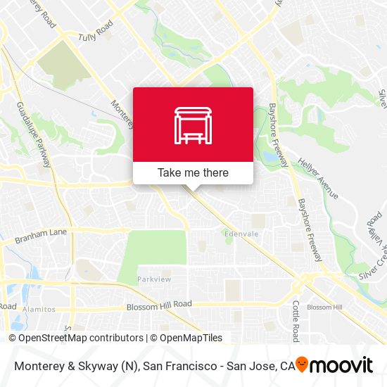 Monterey & Skyway (N) map