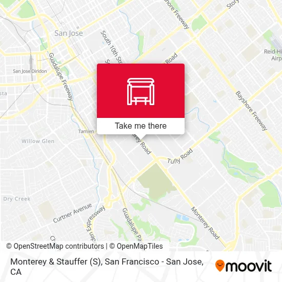 Monterey & Stauffer map