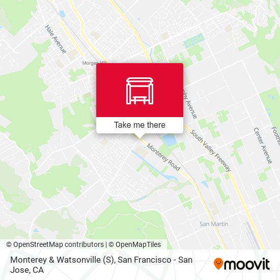 Monterey & Watsonville (S) map