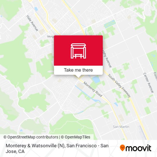 Monterey & Watsonville (N) map