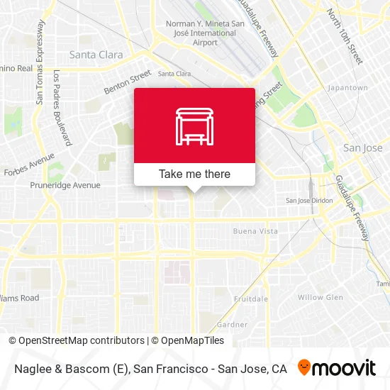 Mapa de Naglee & Bascom (E)