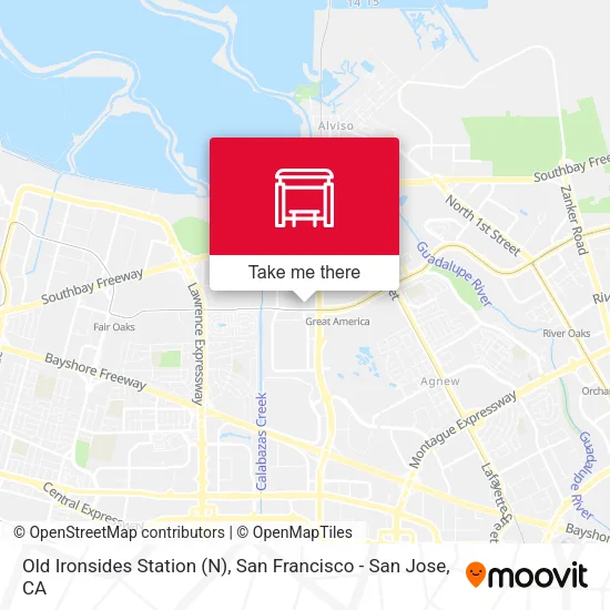 Mapa de Old Ironsides Station (N)