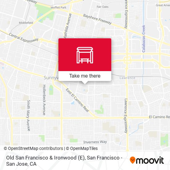 Old San Francisco & Ironwood (E) map