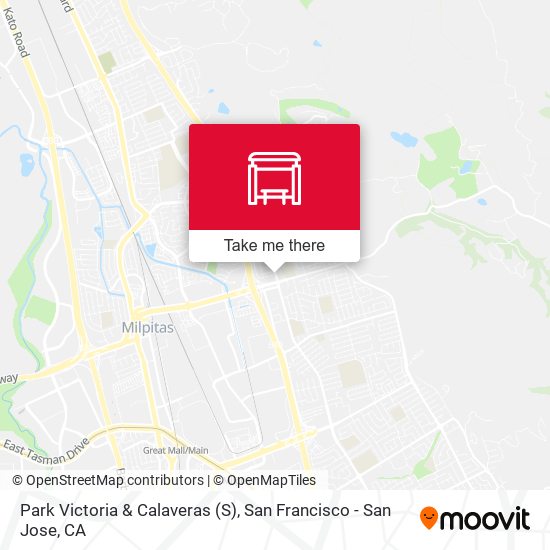 Park Victoria & Calaveras (S) map