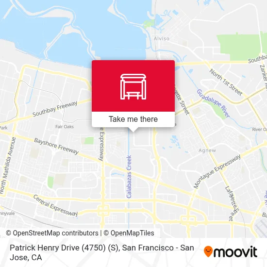 Patrick Henry Drive (4750) (S) map