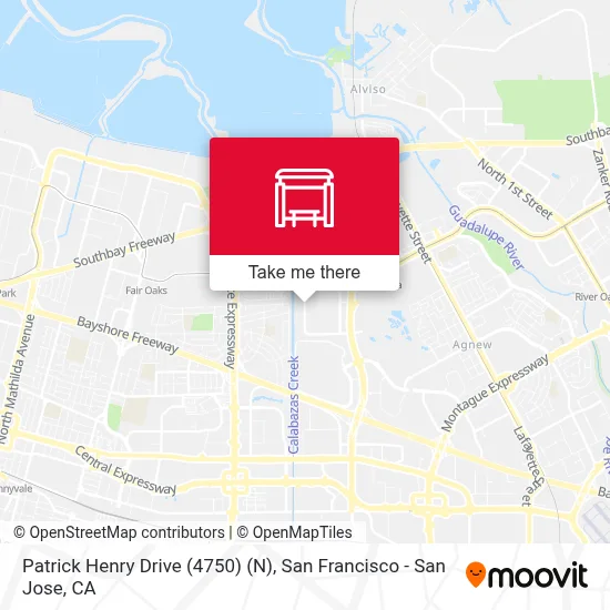 Patrick Henry Drive (4750) (N) map