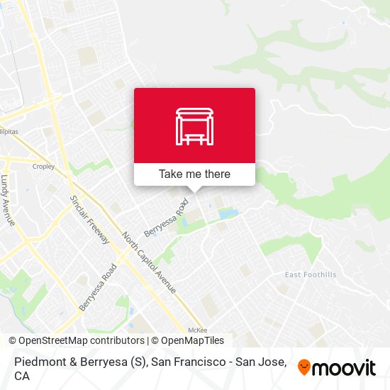 Piedmont & Berryesa (S) map