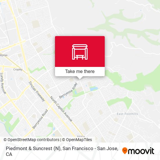 Piedmont & Suncrest (N) map