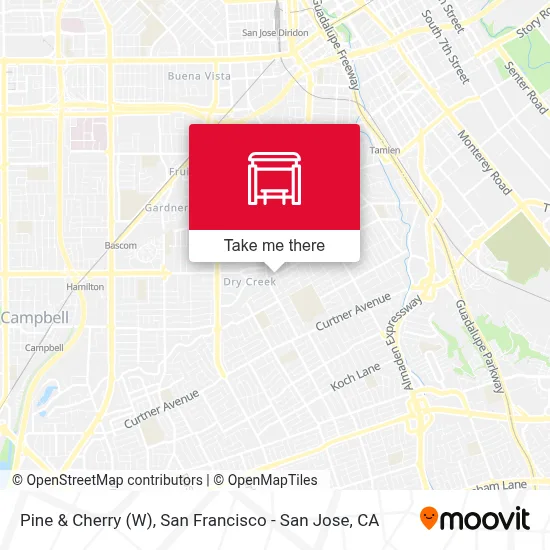 Pine & Cherry (W) map