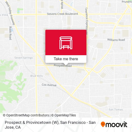 Prospect & Provincetown (W) map