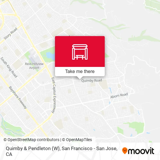 Quimby & Pendleton (W) map