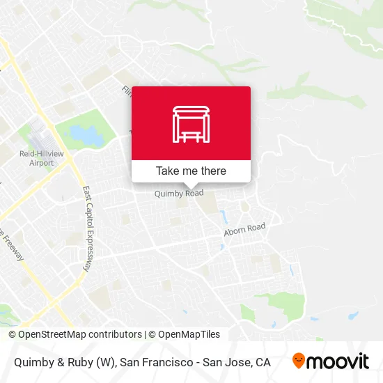 Quimby & Ruby (W) map