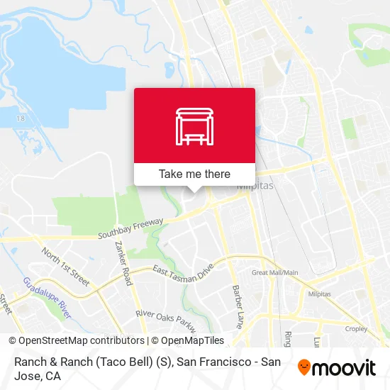 Mapa de Ranch & Ranch (Taco Bell) (S)