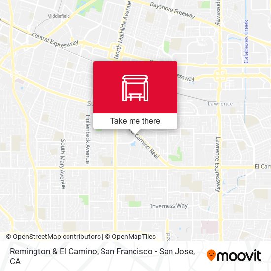 Remington & El Camino map