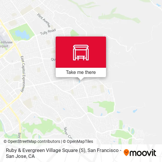 Ruby & Evergreen Village Square map