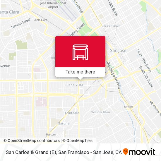 San Carlos & Grand (E) map
