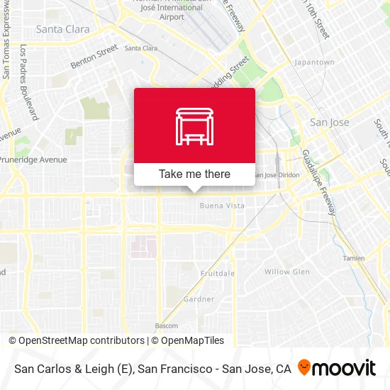 Mapa de San Carlos & Leigh (E)