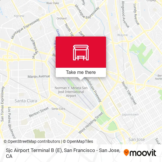 Sjc Airport Terminal B (E) map