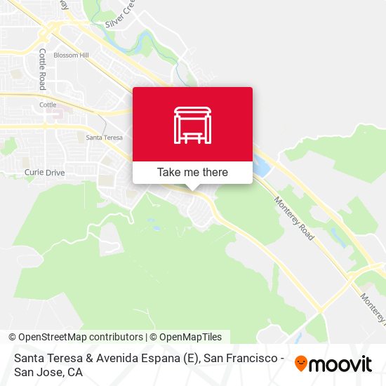 Santa Teresa & Avenida Espana map