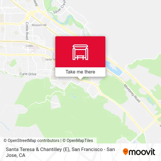 Santa Teresa & Chantilley (E) map