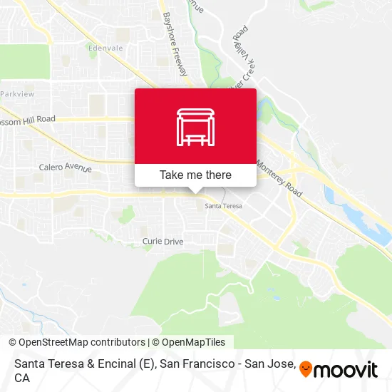 Santa Teresa & Encinal map