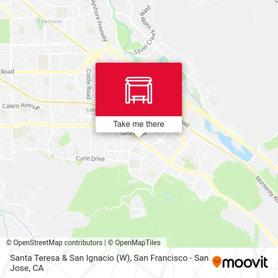 Santa Teresa & San Ignacio (W) map
