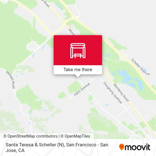Santa Teresa & Scheller (N) map