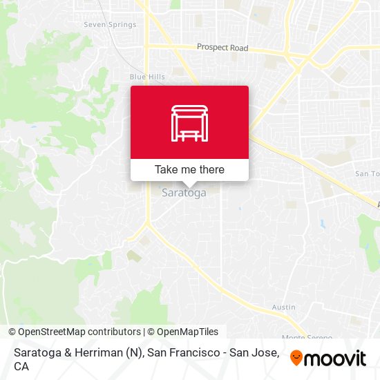 Saratoga & Herriman (N) map