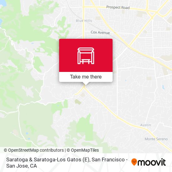 Saratoga & Saratoga-Los Gatos (E) map