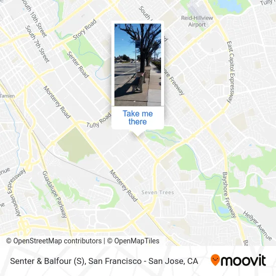 Senter & Balfour map