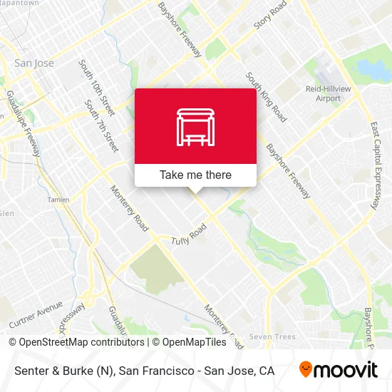 Senter & Burke (N) map