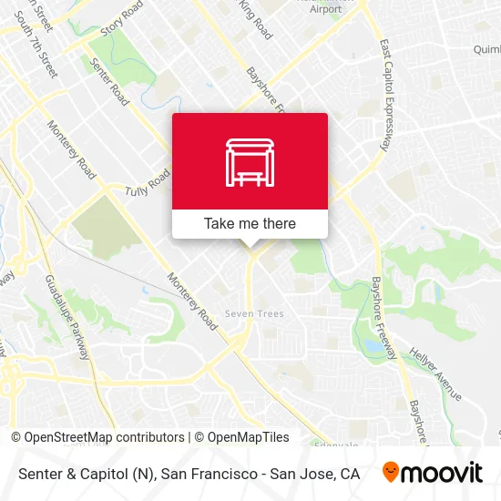 Senter & Capitol (N) map